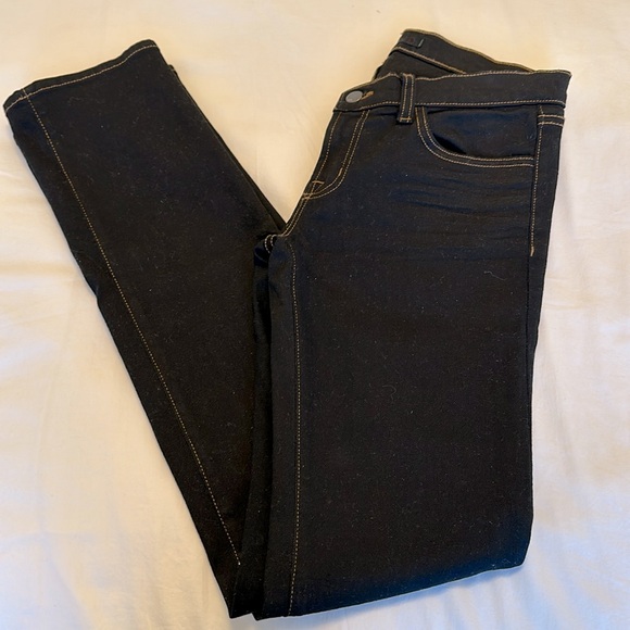 NEW STRETCH BLACK J BRAND CIGARETTE LEG JEANs - Picture 2 of 6